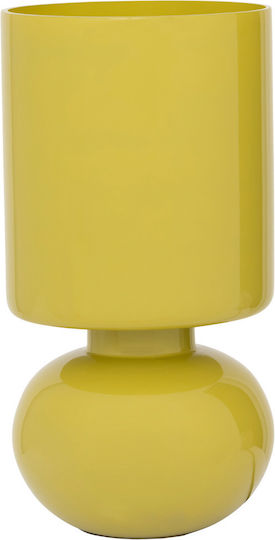Urban Nature Culture Amsterdam Glass Table Lamp with Green Shade and Base