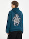 Vaderetro Women's Sweatshirt Hooded Petrol Blue