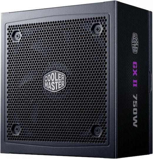 CoolerMaster MWE Gold 750 rev. 3.1 750W Black Computer Power Supply Full Modular 80 Plus Gold
