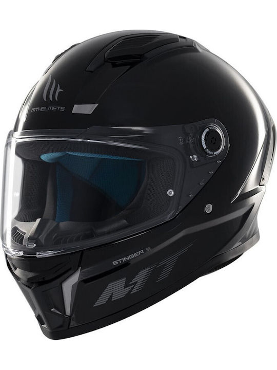 MT Stinger 2 Solid A11 Gloss Black Cască Moto F...