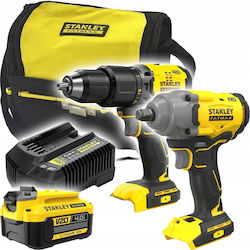 Stanley V20 Kit Σετ Δραπανοκατσάβιδο & Μπουλονόκλειδο