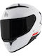 MT Thunder 4 SV White Мотоциклетна каска Full Face ECE 22.06 с Sunvisor
