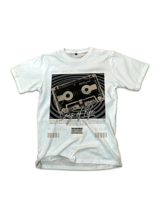 T-shirt Music Graphic Pop Culture White