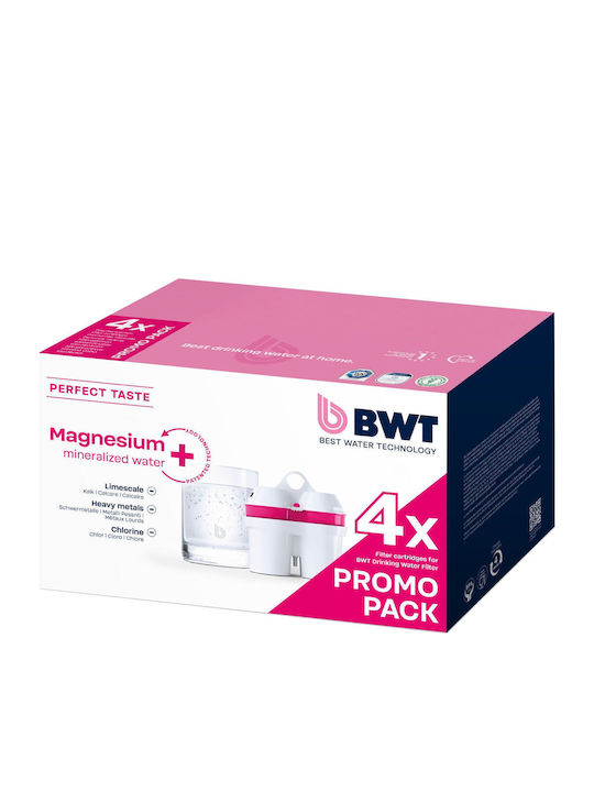 BWT Ersatz-Wasserfilter Magnesium 4Stück