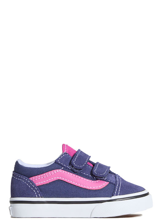 Vans Old Skool V Παιδικά Sneakers με Σκρατς Μωβ