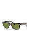 Ray Ban Wayfarer Унисекс Слънчеви Очила с Кафяв Костенурков Пластмасов Рамка и Зелен Лещи