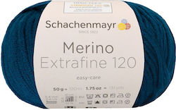 Schachenmayr Merino Extrafine 120 Μάλλινο Cyan ...