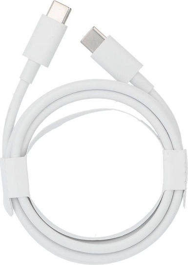 Google USB 2.0 Cable USB-C male - USB-C Λευκό 1m Bulk