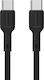 Dudao USB 2.0 Cable USB-C male - USB-C 65W PD Μαύρο 1m