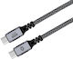 Conceptronic USB 3.2 Video Cable USB-C male - USB-C 100W PD Μαύρο 2m ETTA07B20