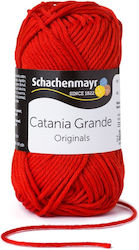 Schachenmayr Catania Grande Bumbac Roșu 63m 50gr