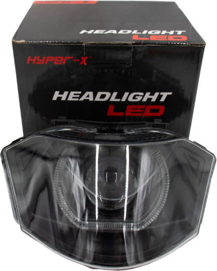 Предна Светлина Yamaha Crypton-x135 LED Angel Eyes 3D Червено