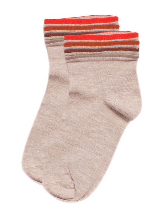 Pro Socks Soft Damen Socken Beige 1Pack