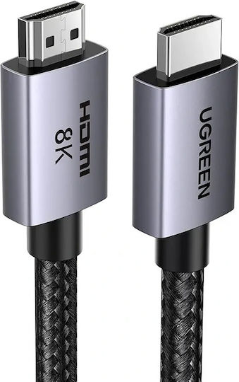 Ugreen Hd171 HDMI 2.1 Ултра Висока Скорост 48Gbps 4K 120Hz HDR VRR Кабел HDMI мъжки - HDMI мъжки 10м Черен