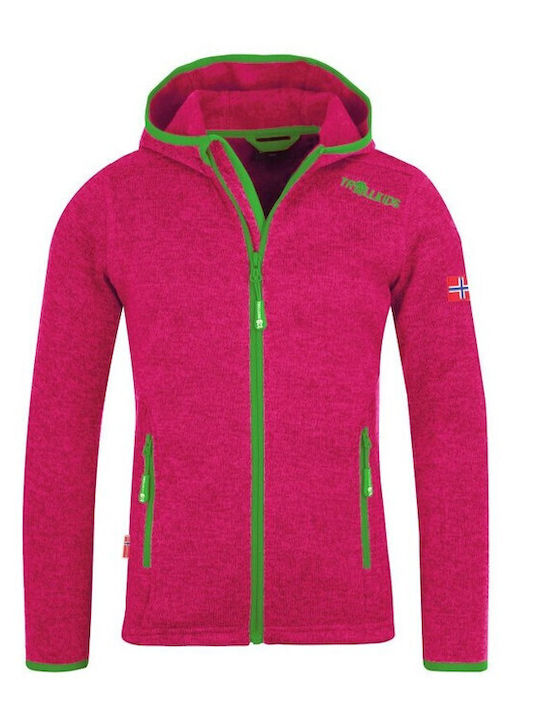 Kinder Freizeitjacke mit Kapuze Rosa