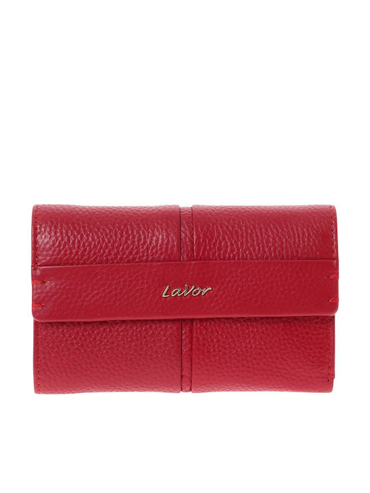 Large Leather Women's Wallet Classic with RFID Red