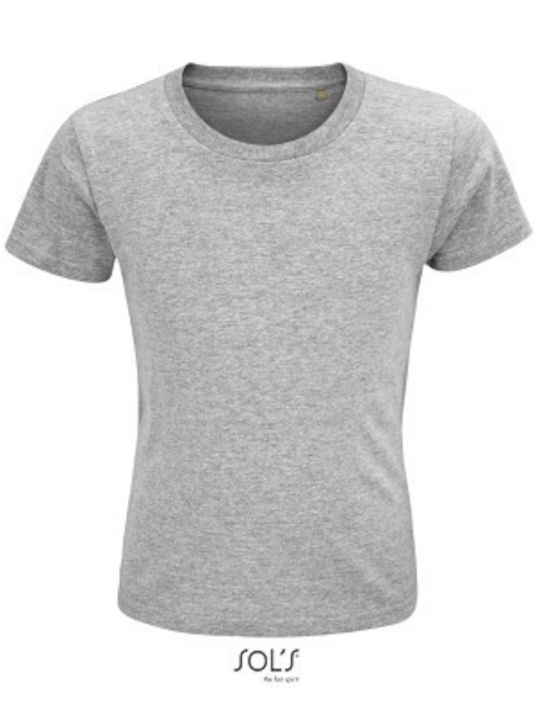 Sol's Kids' T-shirt Grey Melange Crusader