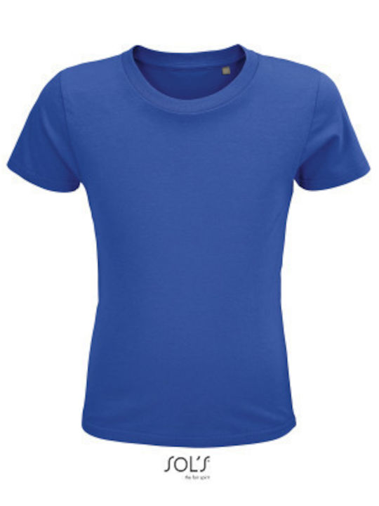 Sol's Kids' T-shirt Royal Blue Crusader