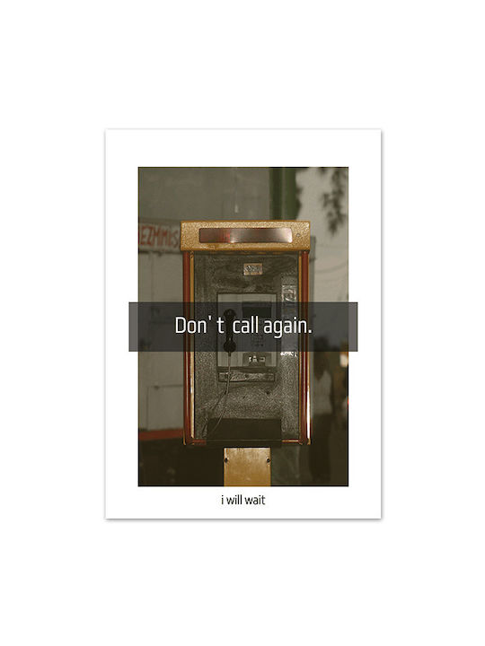 Poster Don't Call Photo Paper 70x100