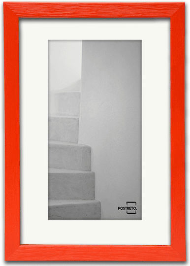 Plastic Picture Frame Rose Red 2 TPF 000322030 P
