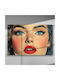 Expressive Portrait Pop Art Style – Canvas Painting 67 X 45cm