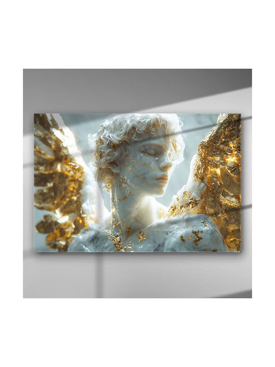 Χρυσός Άγγελος Ηρεμίας – Πίνακας Καμβά-150 X 100cm