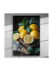 Frische Vitalität Zitronen – Gemälde Segeltuch 67 x 45cm