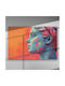 Abstract Profile Multicolored Tones – Canvas Painting 100 X 67cm
