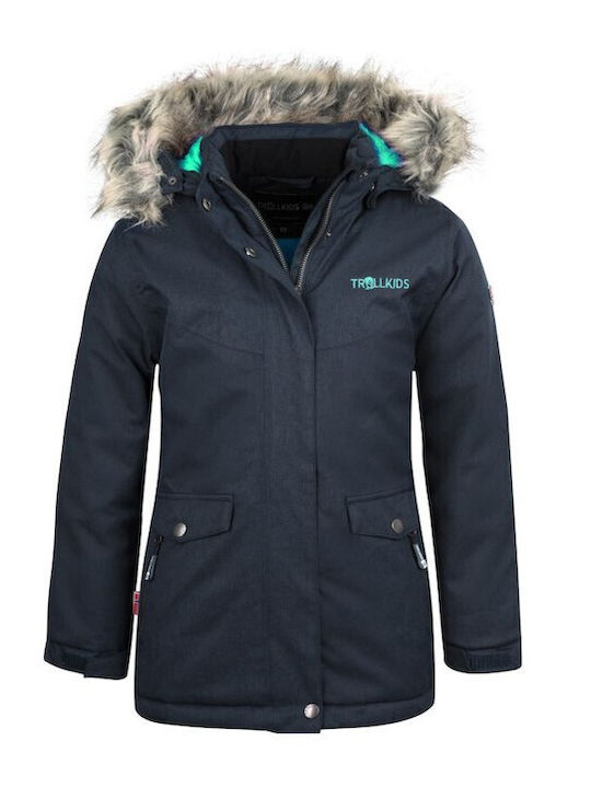 Wasserdicht Kinder Freizeitjacke Winddicht Marineblau