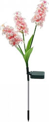 Set 2 Eingesteckte Solarlampen Blume
