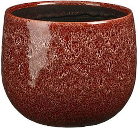 Mica Κασπώ Κεραμικό Κόκκινο 16x16x14εκ.