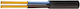 Flexible Electrical Cable H05vvf 5x1mm² Black T...