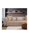 Nef-Nef Homeware Jeneria Покривка За Триместен Диван Жакард 170x300см Бежова