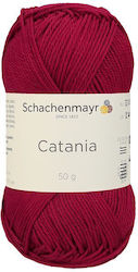 Fire De Tricotat Textile Smc Schachenmayr Catania 0192 Croșu Maroniu Bumbac Pentru Croșetat Și Tricotat 125 M