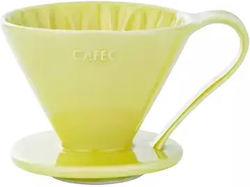 Dripper Cafec Flower 1 Cup Κίτρινο Dripper Cafec Flower 1 Cup Κίτρινο