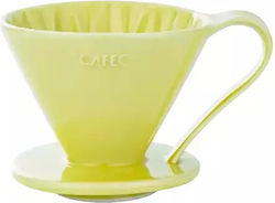 Dripper Cafec Flower 4 Cups Κίτρινο Dripper Cafec Flower 4 Cups Κίτρινο
