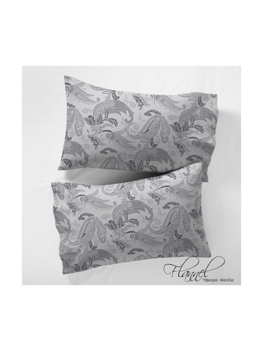 Isadore Lorraine Pillowcase Set Paysley-grey 50x70cm.