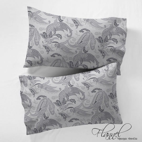 Isadore Lorraine Pillowcase Set Paysley-grey 50x70cm.