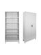 Doppelflügeliger Außenschrank Ugren Metallisch mit Verriegelungsfunktion 90x40x190cm