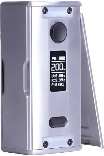 Vaperz Cloud Hammer God 200 200w Box Mod Raw Silver