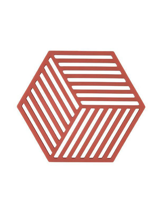 Zone Denmark Σουβέρ Πλαστικό Κόκκινο 16x14cm