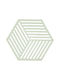 Zone Denmark Coaster Plastic Green 16x14cm 1pcs