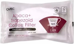 Cafec Abaca+ 100 Χάρτινα Φίλτρα Καφέ