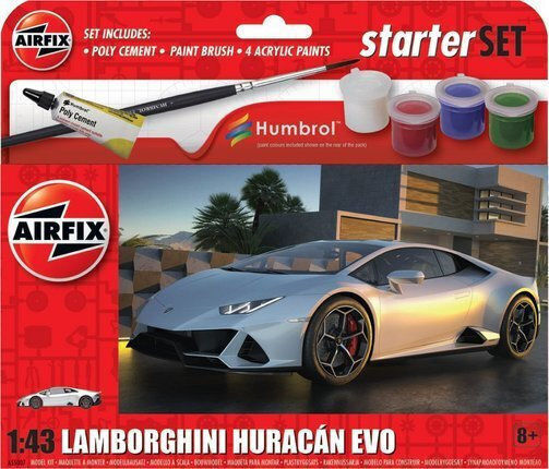 Airfix Lamborghini Фигура за Моделизъм Автомобил с Лепило и Бои
