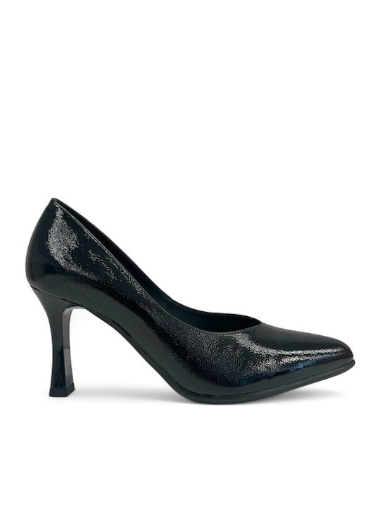 Ragazza Patent Leather Black High Heels