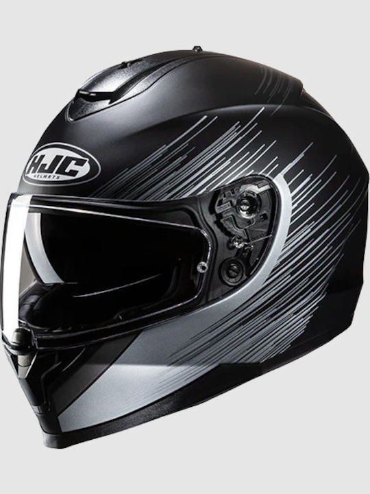 HJC C70N SWAY Черно/сребърно Мотоциклетна каска Full Face ECE 22.06