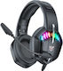 Onikuma X28 Über Ohr Gaming-Headset mit 3,5 mm / USB Konnektivität für PC / PS4 / XBOX