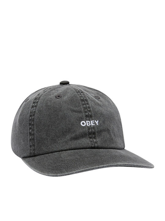 Obey Pigment Bold 6 Panel Strapback 100580418-blk Μαύρο