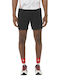 Men's Athletic Shorts Deep Black/fiery Red