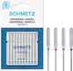 Schmetz Combined Set of 10 Universal Needles Needle Fineness 70-100 Sewing Machine Model 130/705 H